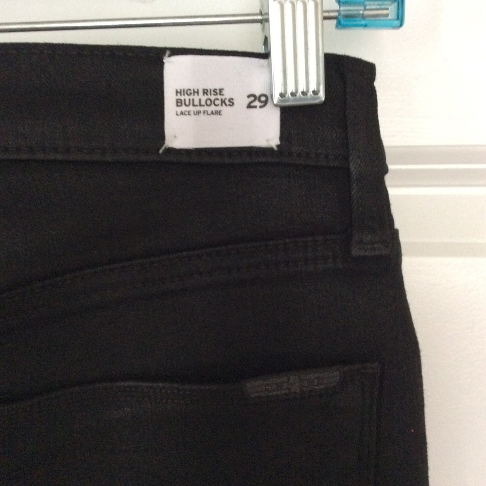 NWTHudson High Waist Lace-Up Flare Jean - Picture 15 of 16